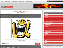 Tablet Screenshot of desbagarres.com